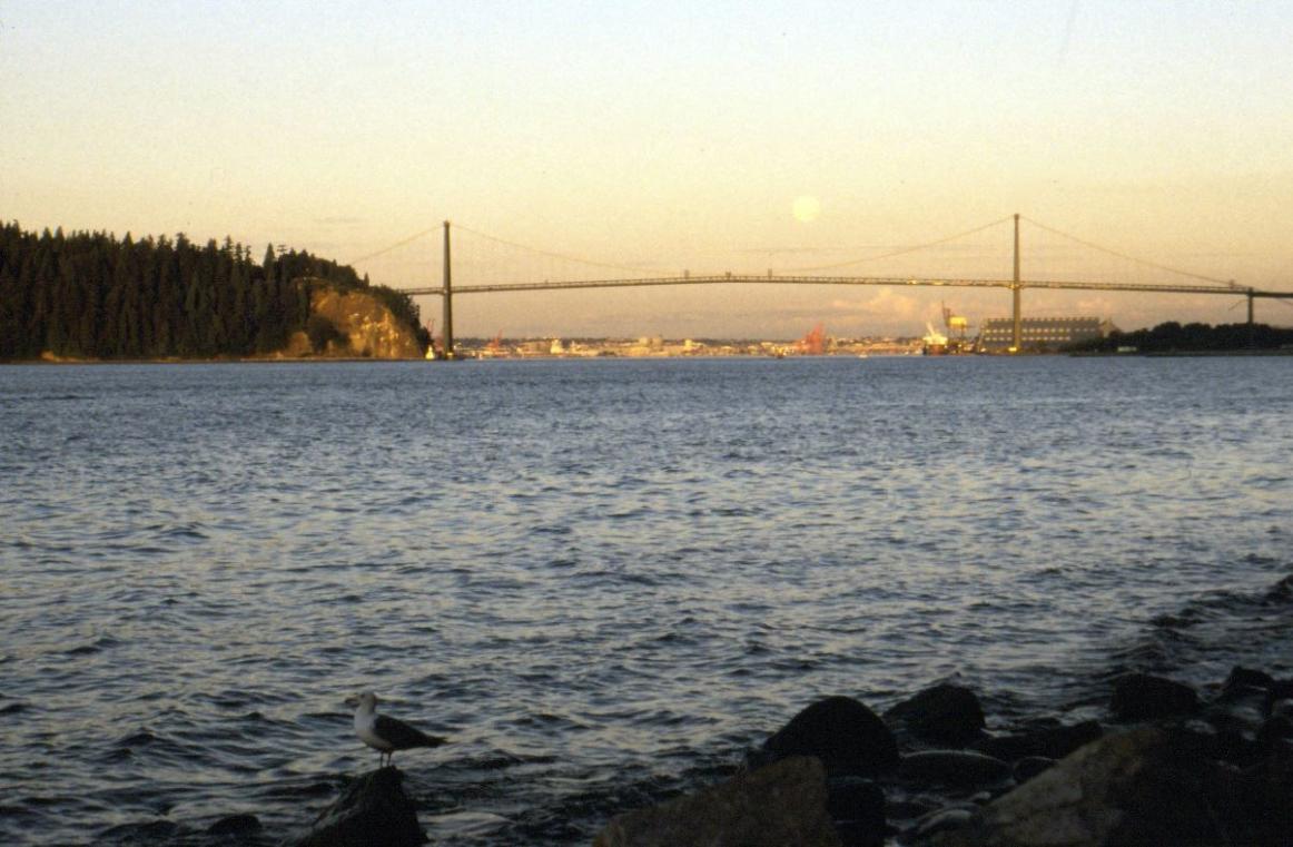 Das war die Brücke bei Vancouver
