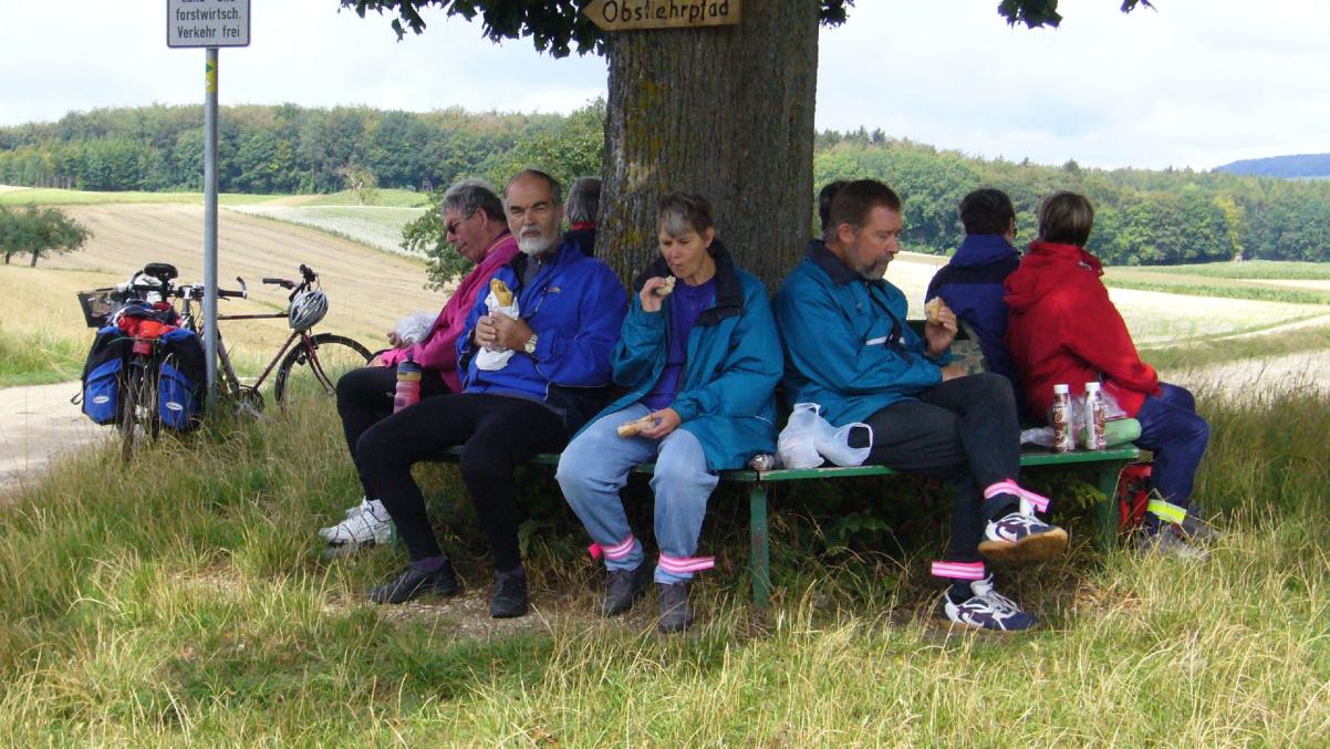 Mittagsrast vor Welschingen