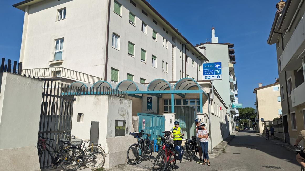 unser Hotel "Stella Maris" in Grado